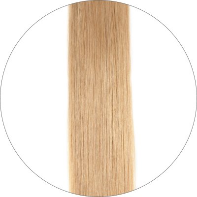 #18 Medium Blonde, 40 cm, Tape Hair Extensions, Single drawn