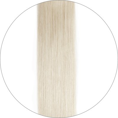 #6001 Extra Light Blonde, 60 cm, Micro Ring Hair Extensions